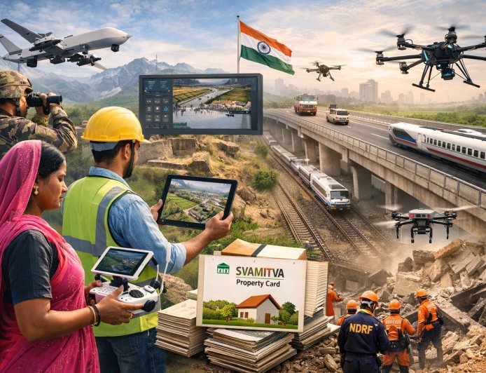 Drones Redefine Governance: From Village Maps to Border Security, India Builds a Sky-Driven Revolution