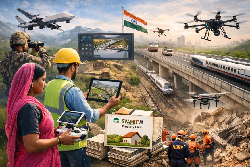 Drones Redefine Governance: From Village Maps to Border Security, India Builds a Sky-Driven Revolution