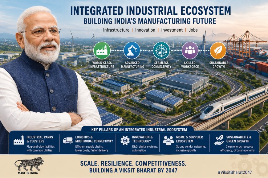 India Bets Big on Integrated Manufacturing Hubs to Drive Industrial Growth